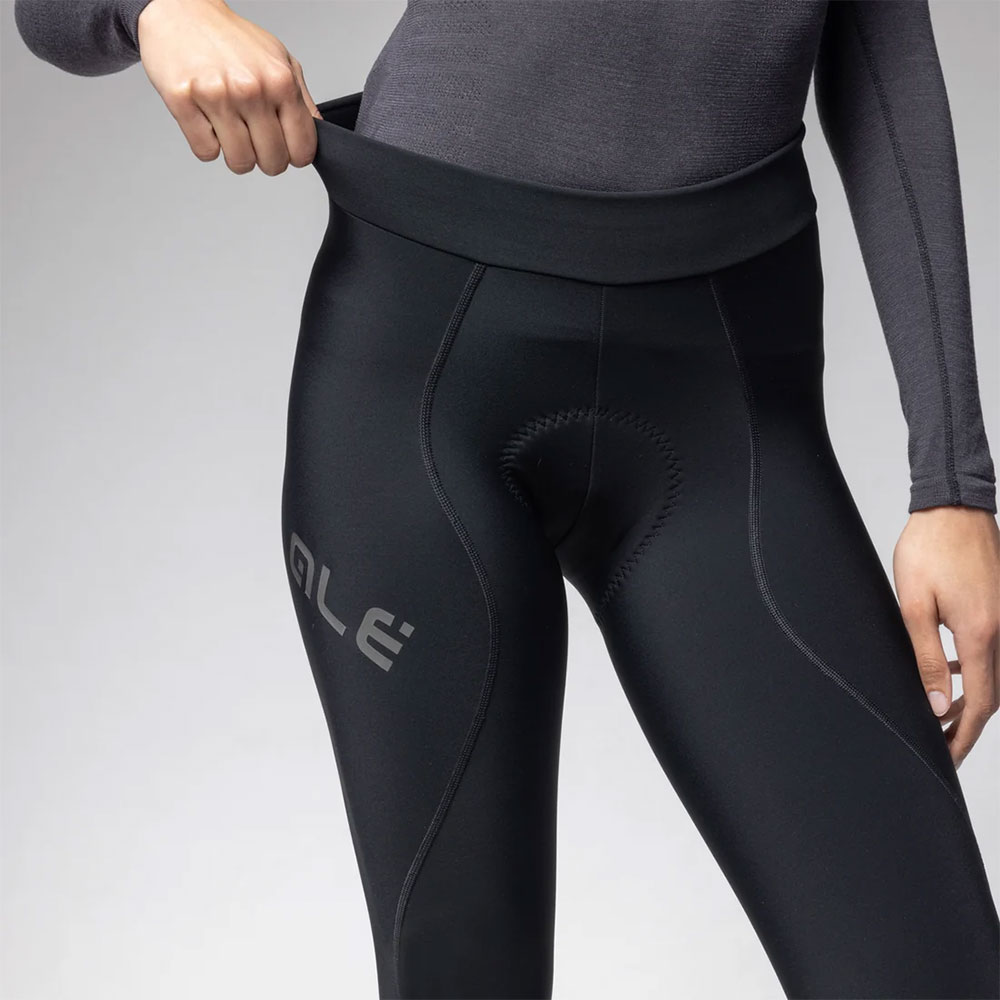 Winter – Women’s Cycling Tights with Pad Nero Black