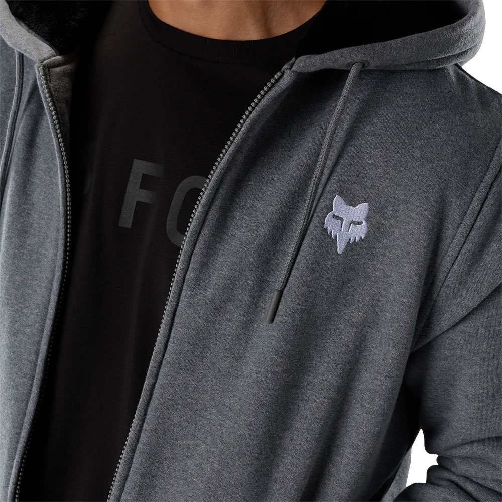 Sasquatch Fox Head Fleece – Hooded Jacket Heather Graphite