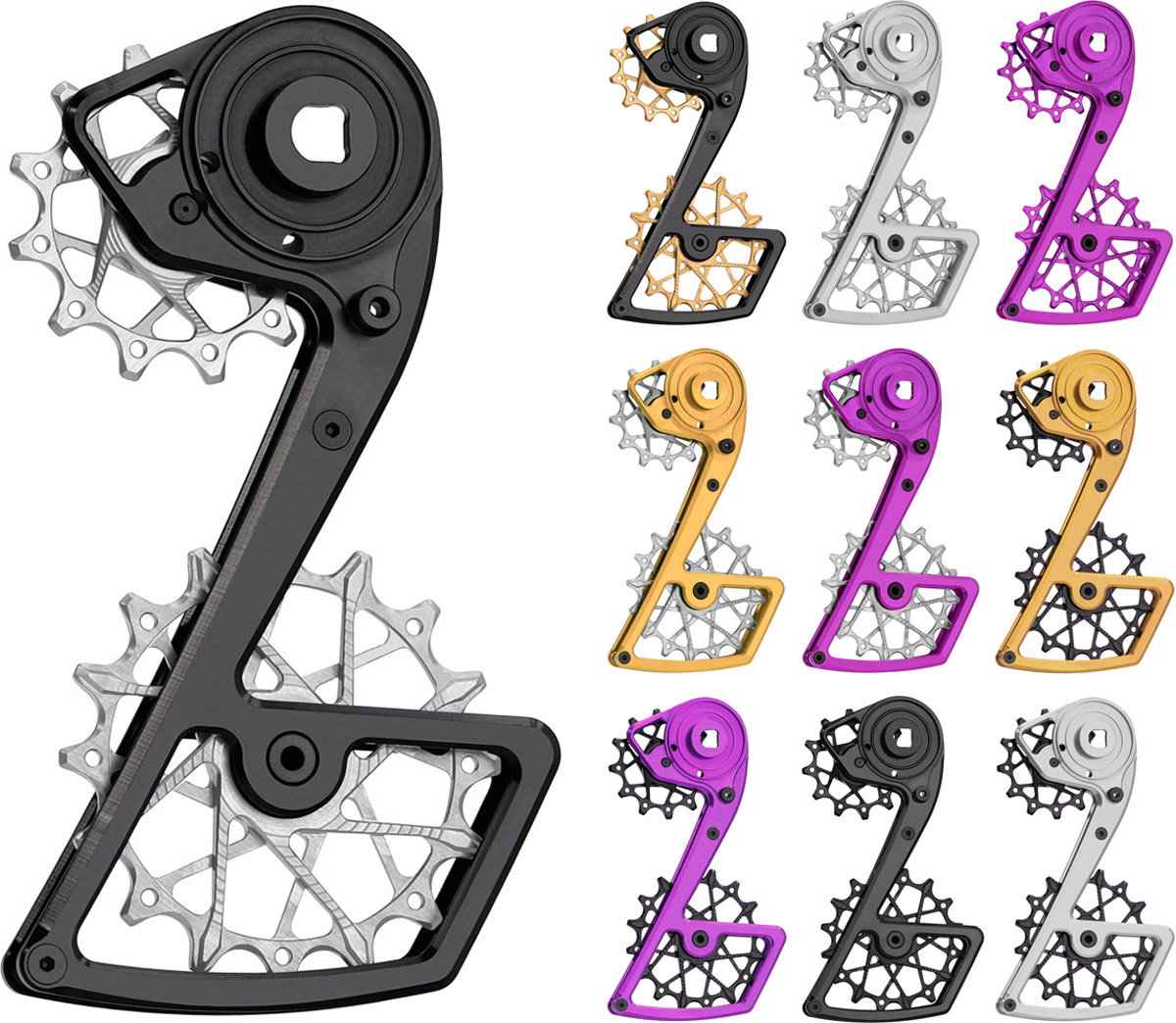 Jaula de cambio para SRAM Force AXS de 12 velocidades