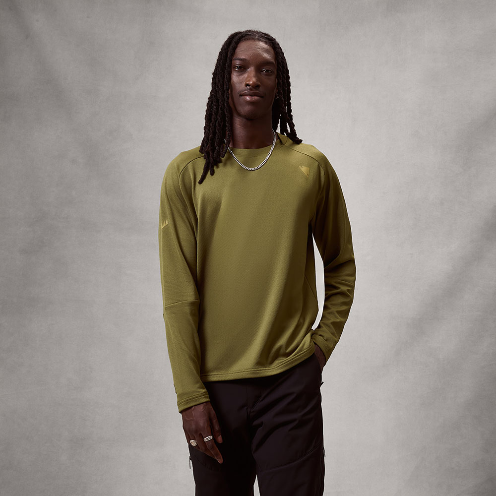 Alltrack Rout Fleece – MTB Long-Sleeved Top Green