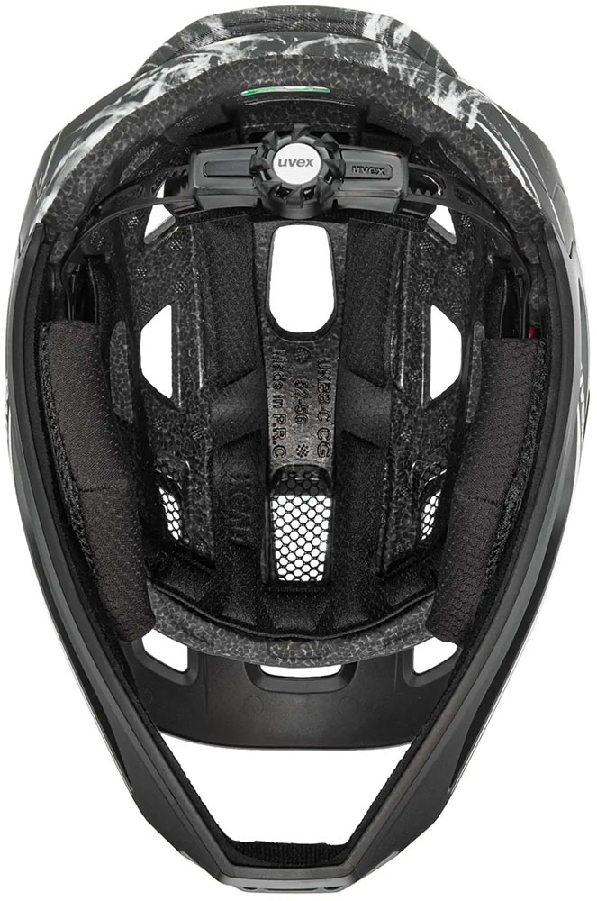 react jr - Casco integral juvenil negro-blanco mate