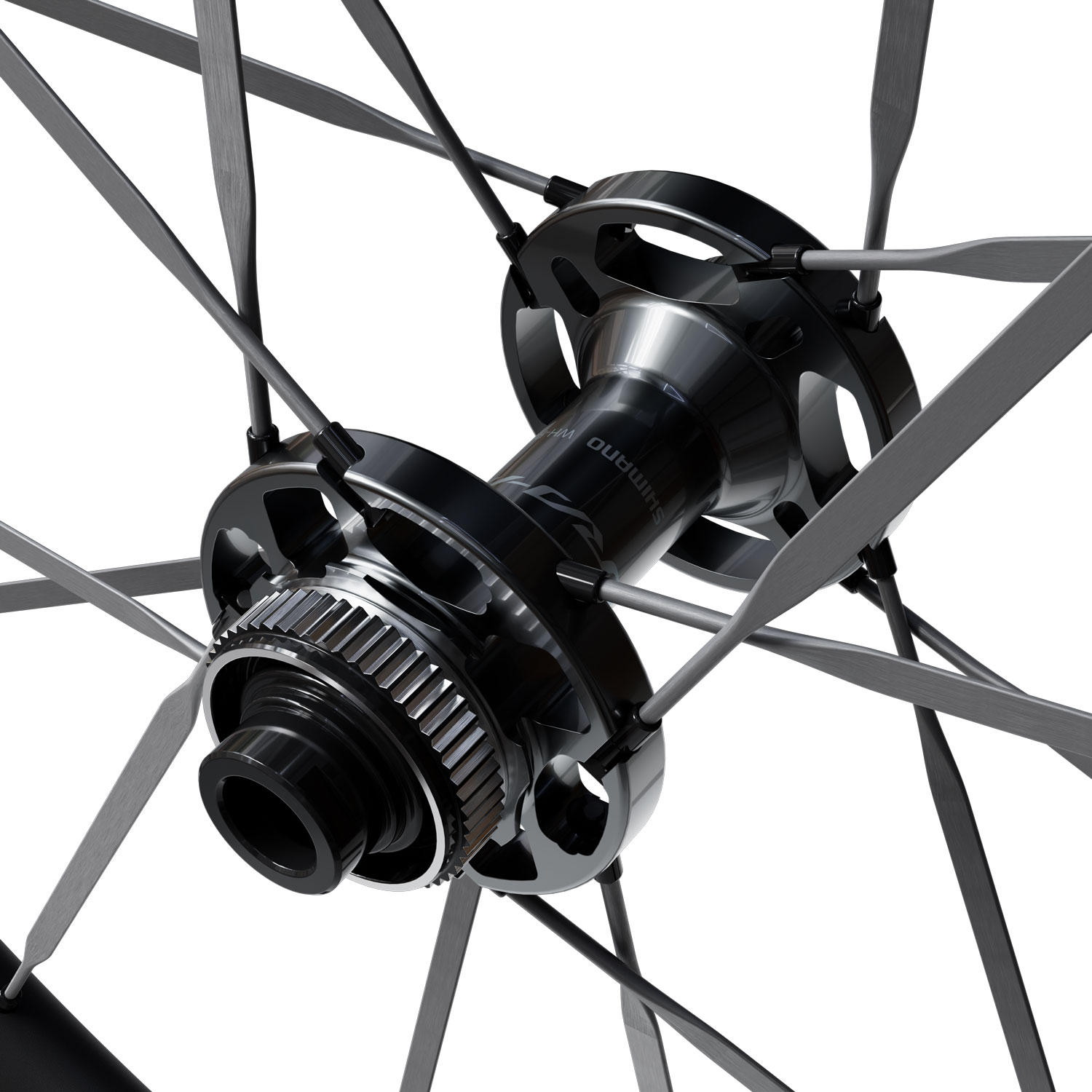 Roue avant DURA ACE WH-R9370-C99-TL 28" en carbone avec système Center-Lock