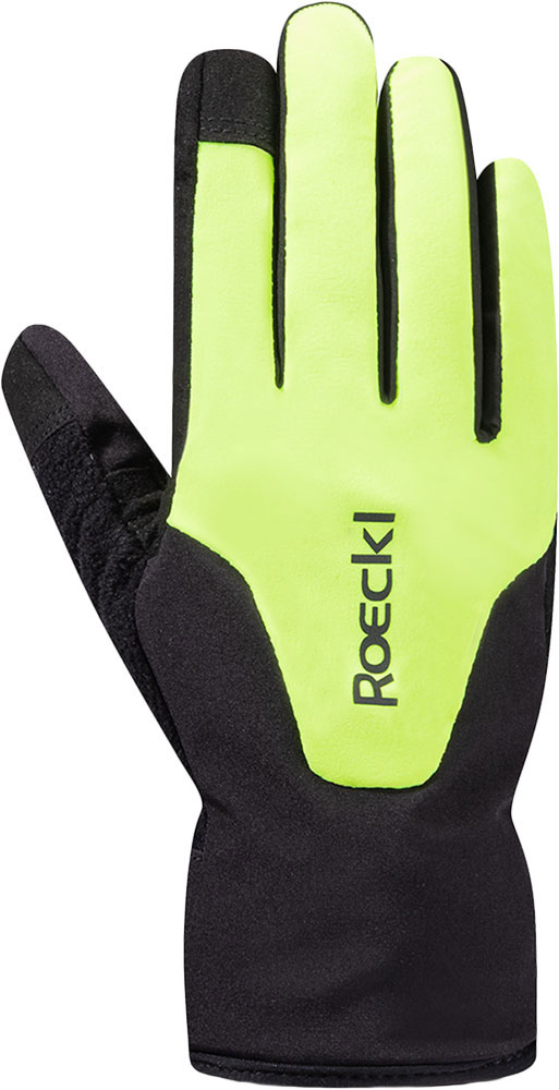 Zarasai 2 - Kinder Fahrradhandschuhe Fluo Yellow/Black