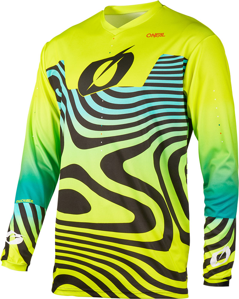 O'Neal Element Nova - Kinder MTB Shirt lange mouw Neon Yellow