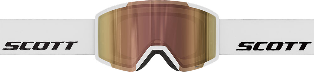 Shield AMP LS cinnamon chrome - Ski Goggle White