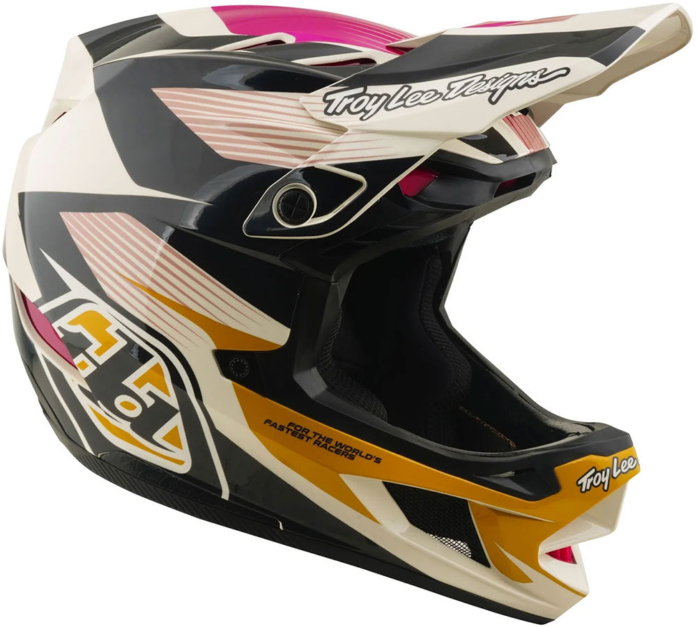 D4 Polyacrylite Turbo - Fullface Helm Acid/Fuchsia