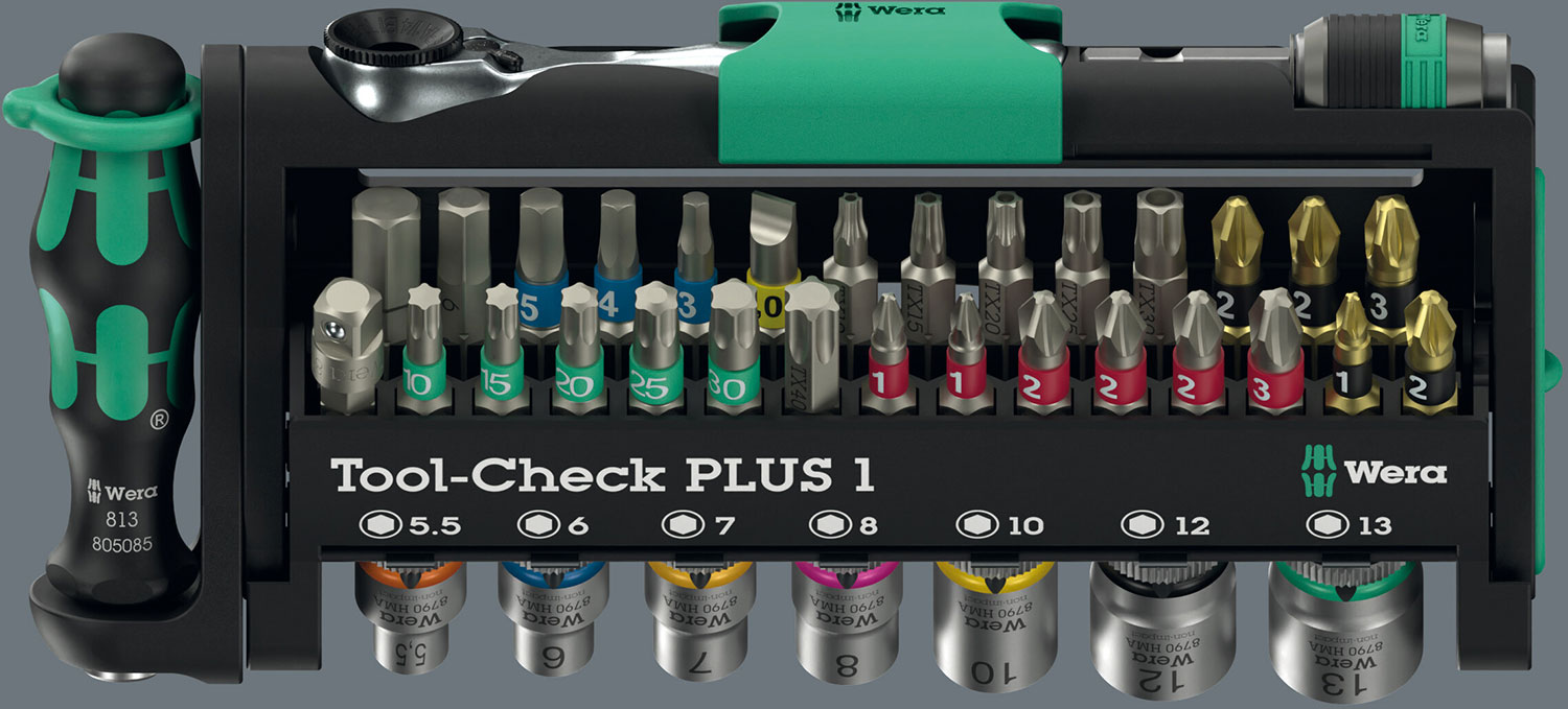 Wera Tool-Check PLUS Bit-& Doppenset met Ratel 39-delig