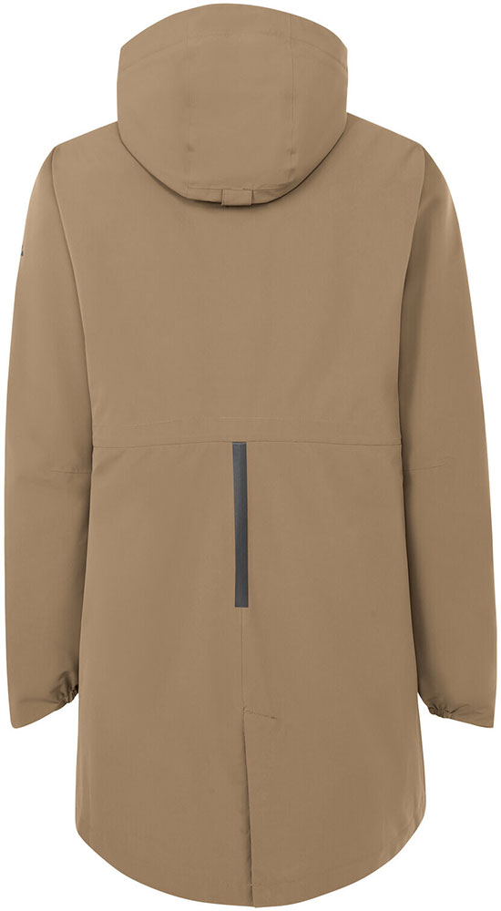 Cyclist Padded II - Abrigo de mujer color avena