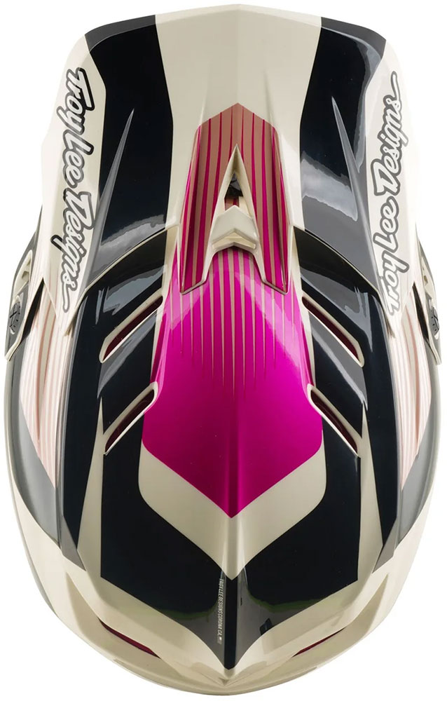 D4 Polyacrylite Turbo - Fullface Helm Acid/Fuchsia