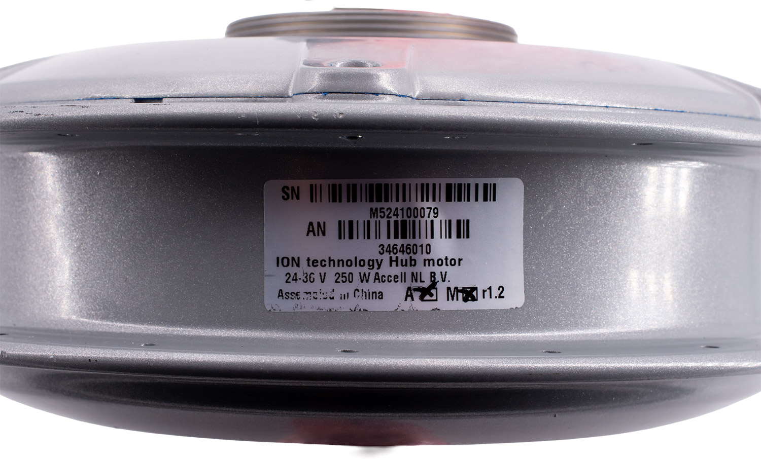 XHP Hinterradnabenmotor 250 W 24/36V 36 Loch Silber
