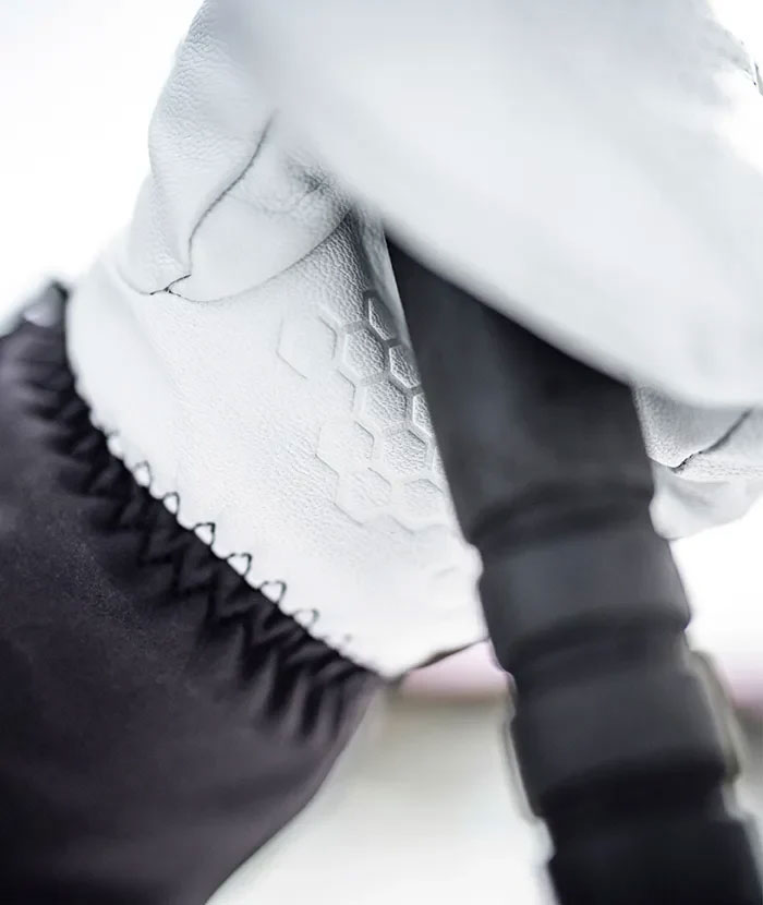 Think About Lobster - Damen Handschuhe white/black