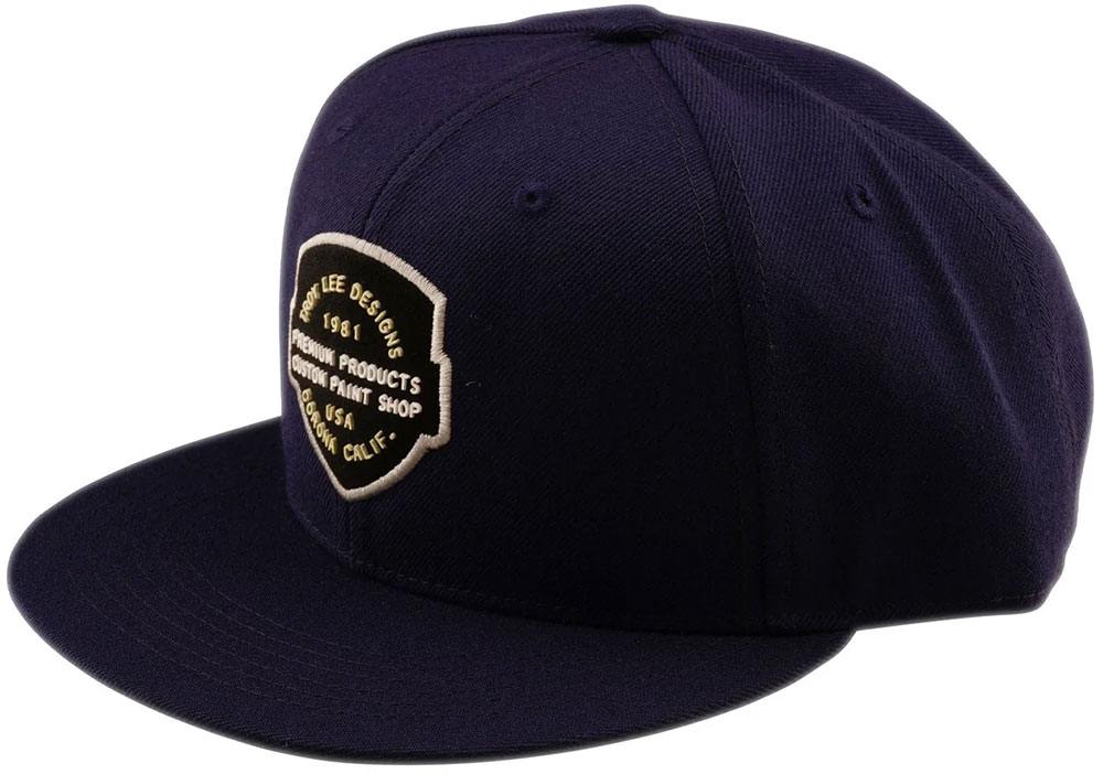 Flat Bill Snapback Imprint – nadruk – czapka w kolorze indygo