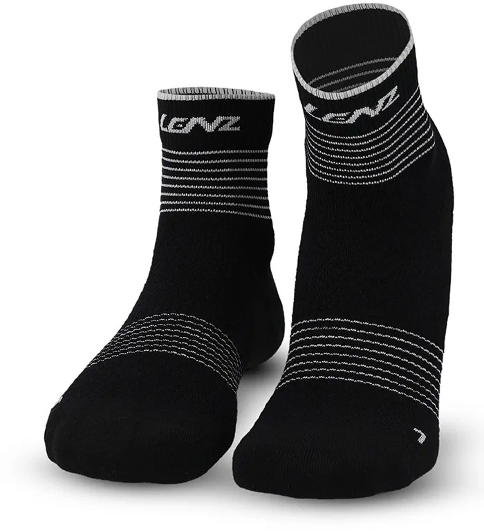 Think About Merino Outdoor 2 - Calcetines de senderismo negro/blanco