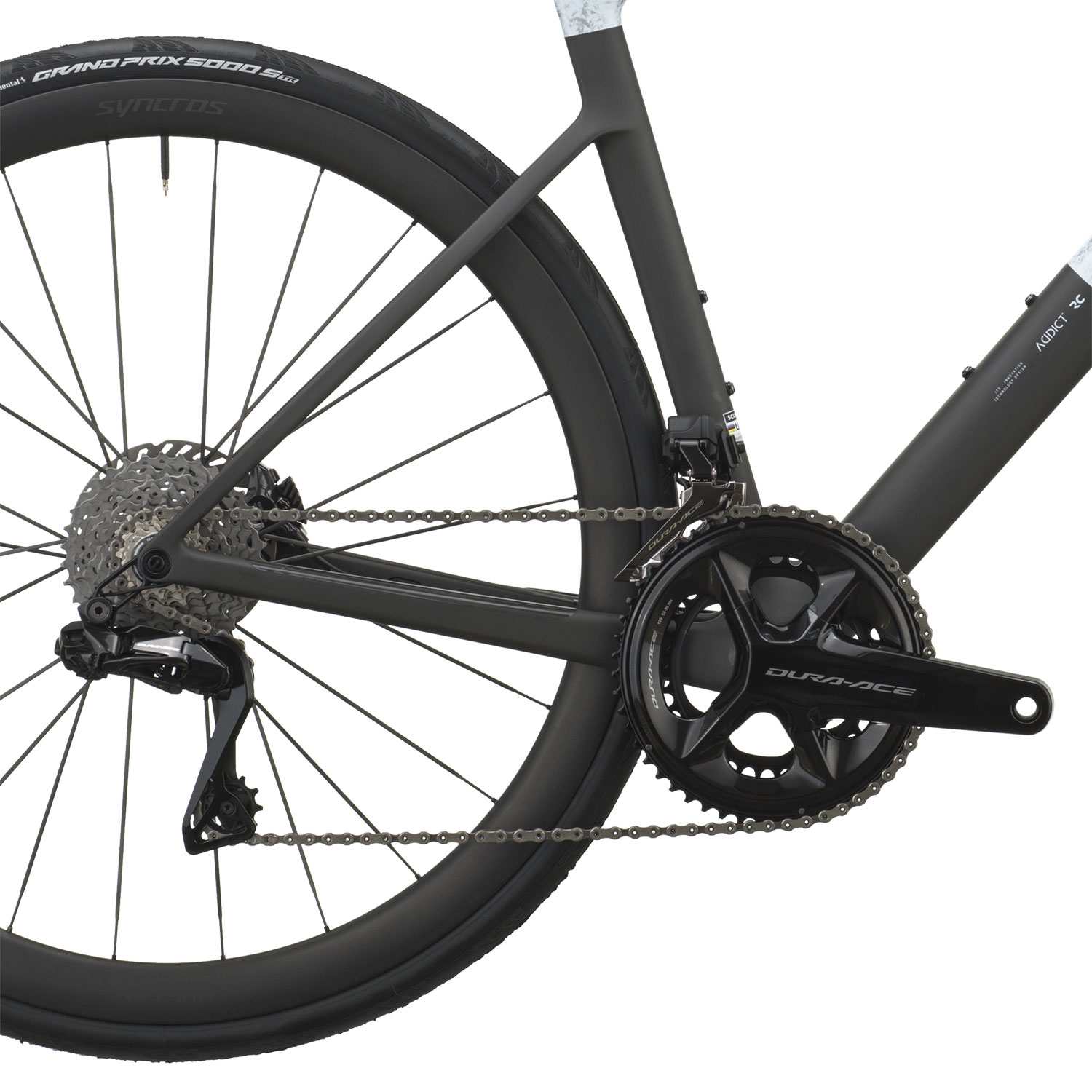 Addict RC Pro Cumulus White/Carbon Black