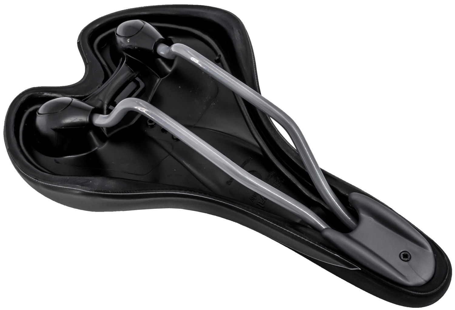 Selle Bioflex OnGel Athletic Homme - Selle Vélo Gel Confort Avec Canal De Décompression - Idéale Cyclisme Sportif