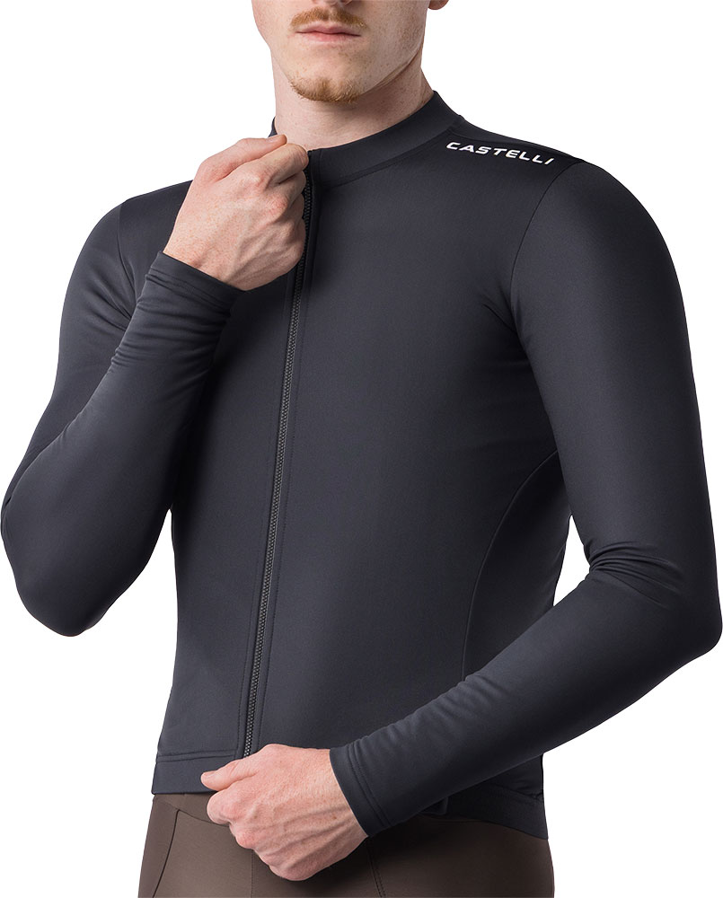 Espresso Thermal 2 - Langarmtrikot Black/White