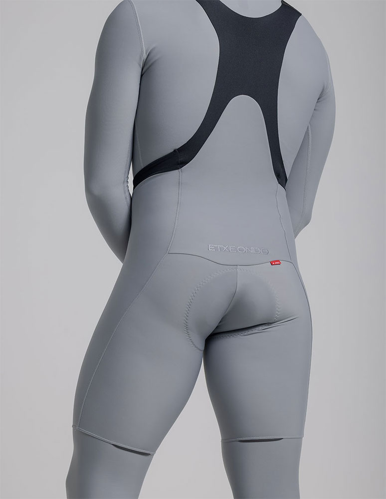 Culotte térmico Orchi con badana, color gris piedra