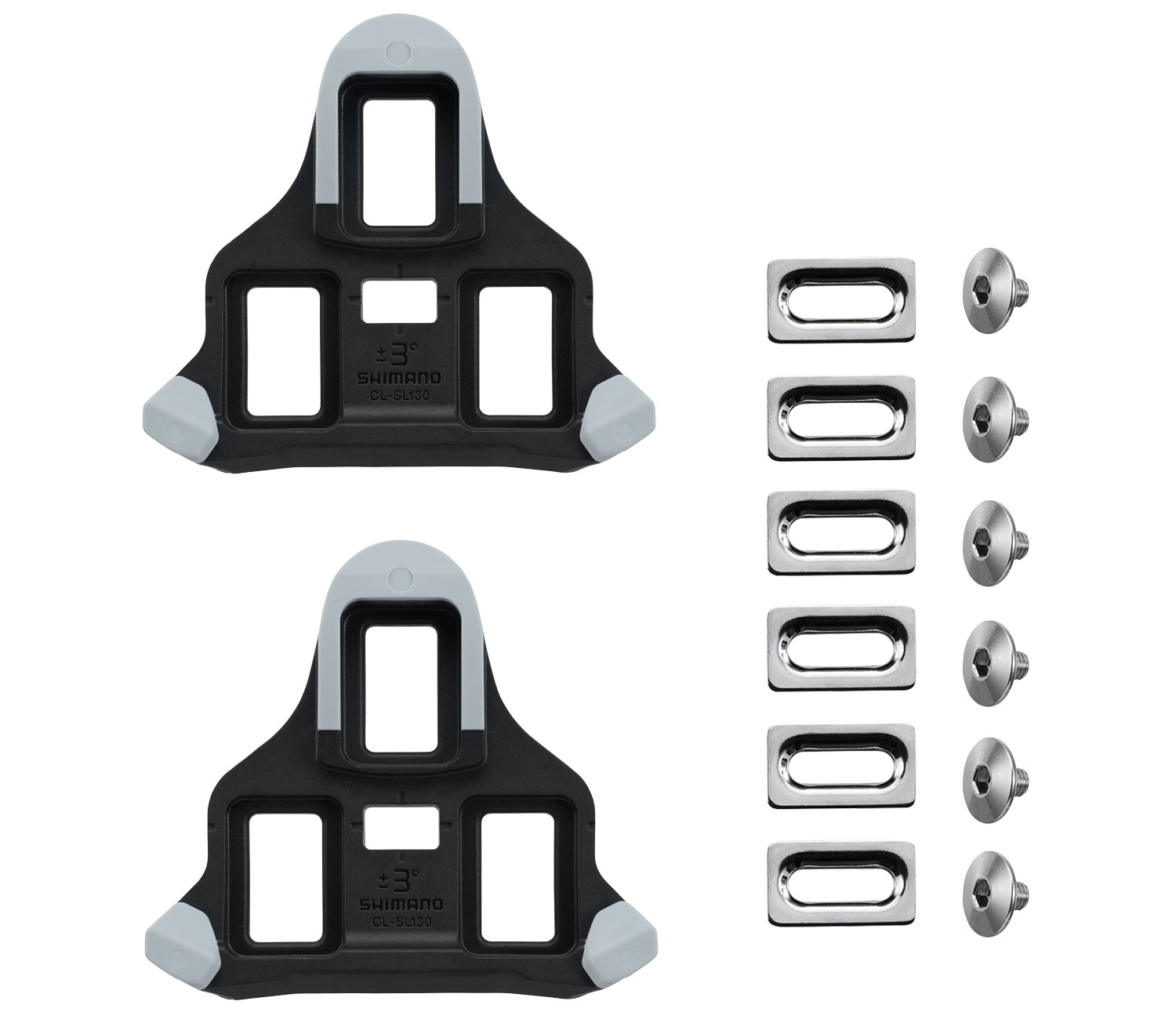 Crampons/plaques de pédale CL-SL130 SPD-SLR avec une liberté de mouvement de 3°