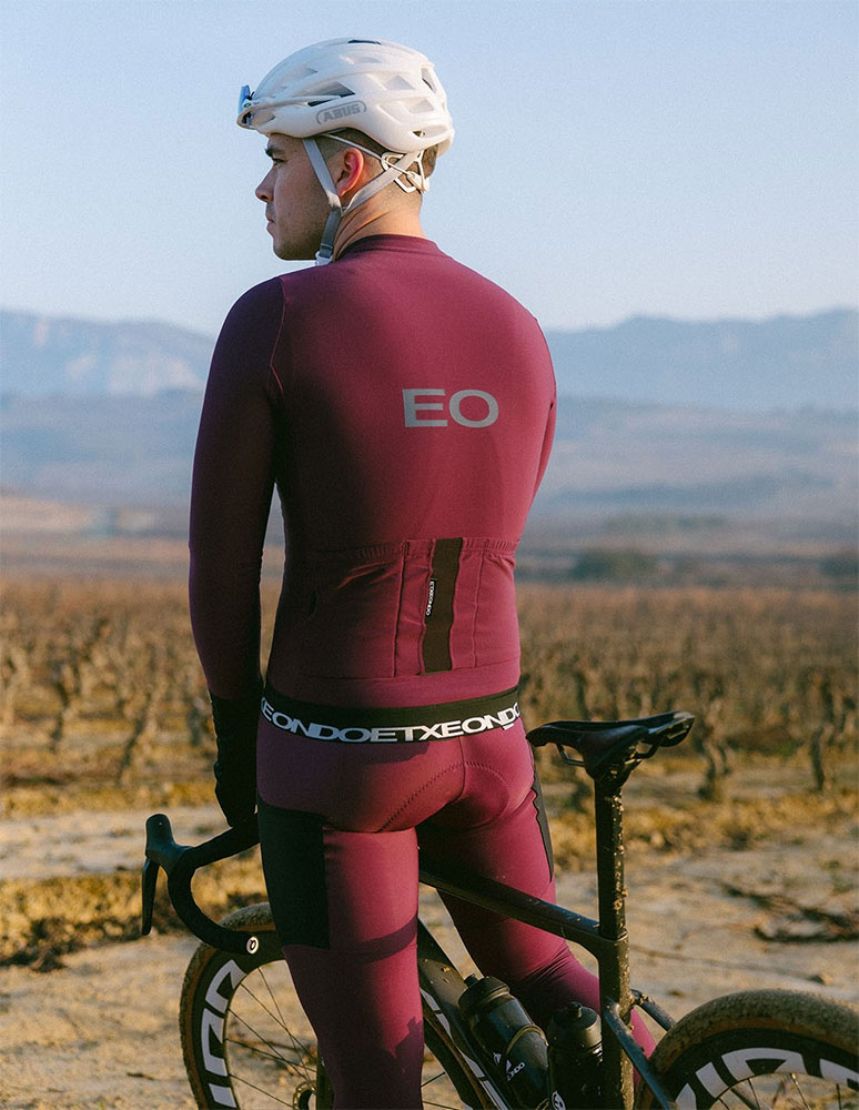 Maglia a maniche lunghe Bask Thermo, colore Wine