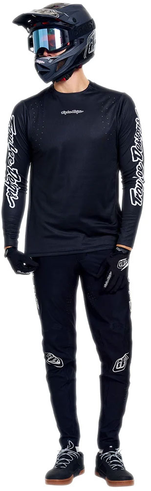 Sprint Pro Mono – MTB Jersey Black