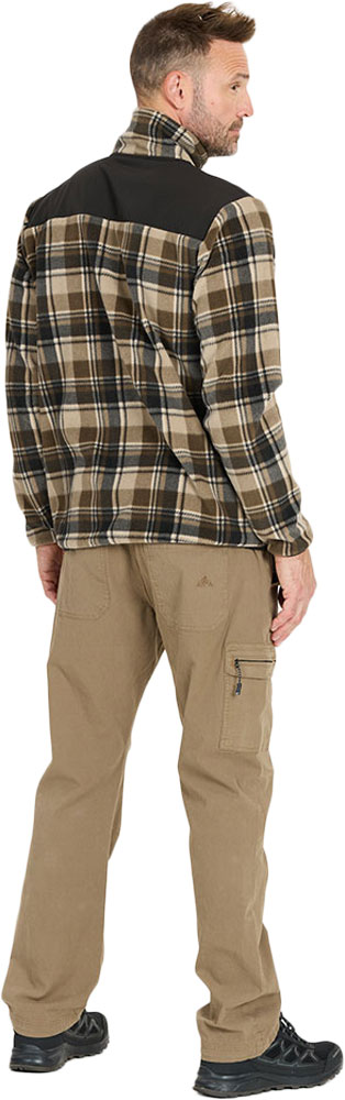 Astrali Checked - Fleecejacke Teak