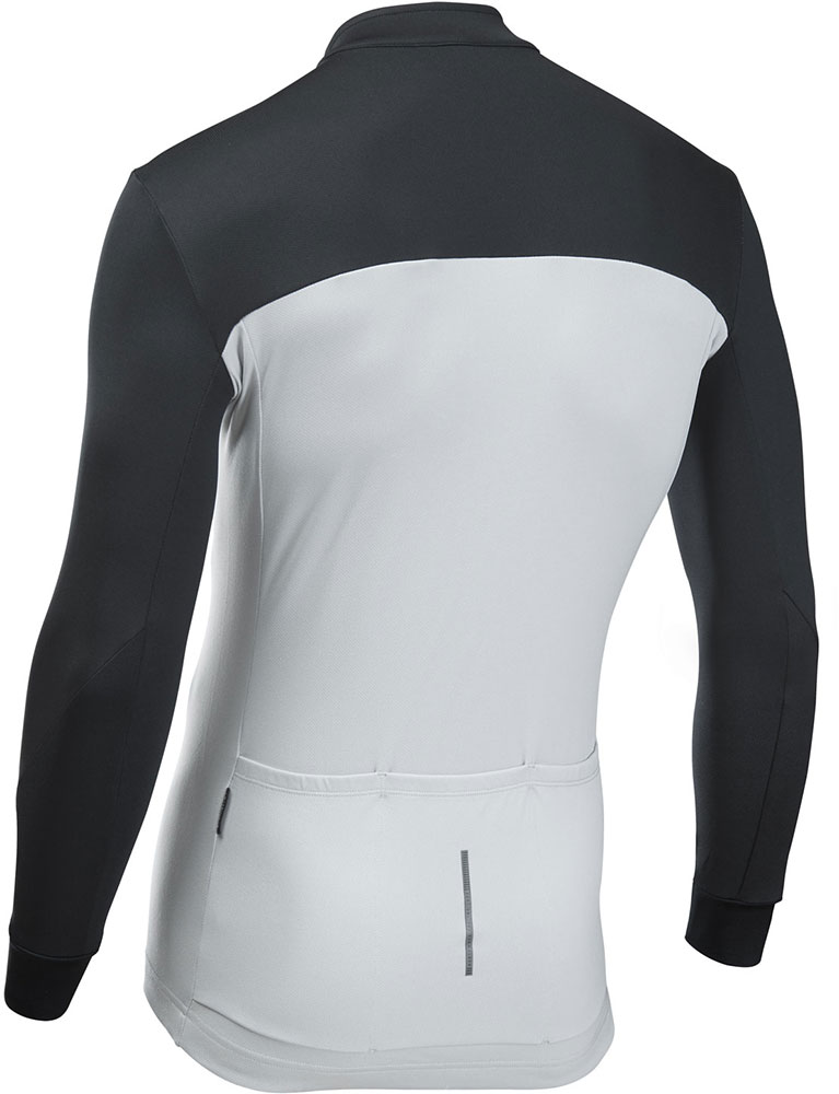 Force 2 Jersey LS Full Zip - Langarmtrikot Light/Grey Black