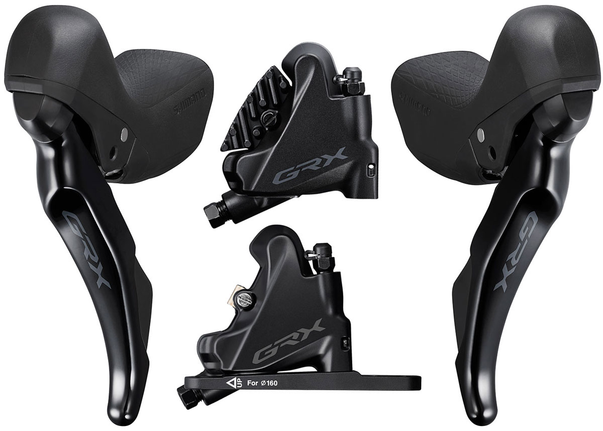 Shimano GRX ST-RX400+BR-RX400 2x10-speed Disc Brake Set Gear shift