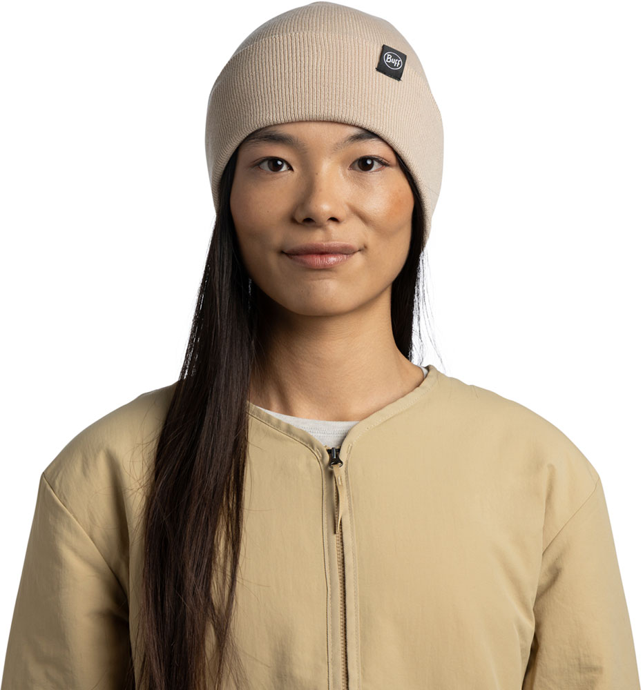 Knitted Beanie ERVINY - Biscotti