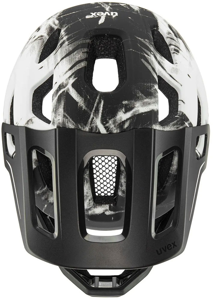 react jr - Casco integral juvenil negro-blanco mate