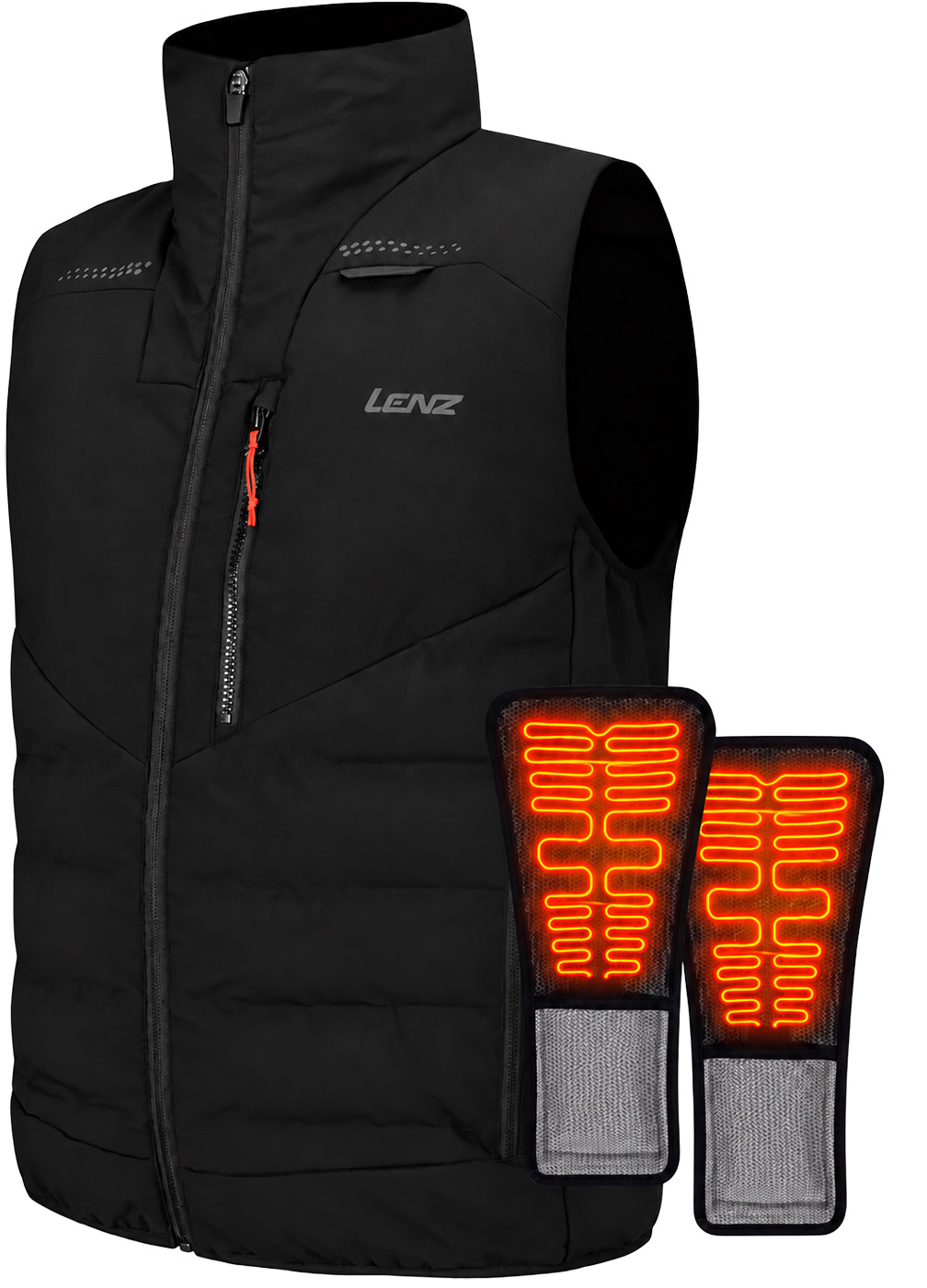 Gilet riscaldante Heat Vest 3.0 con cuscinetti riscaldanti inclusi - gilet riscaldante nero
