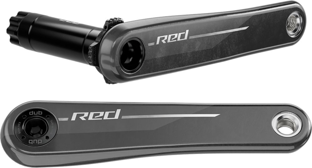 RED E1 DUB Carbon crank arm set