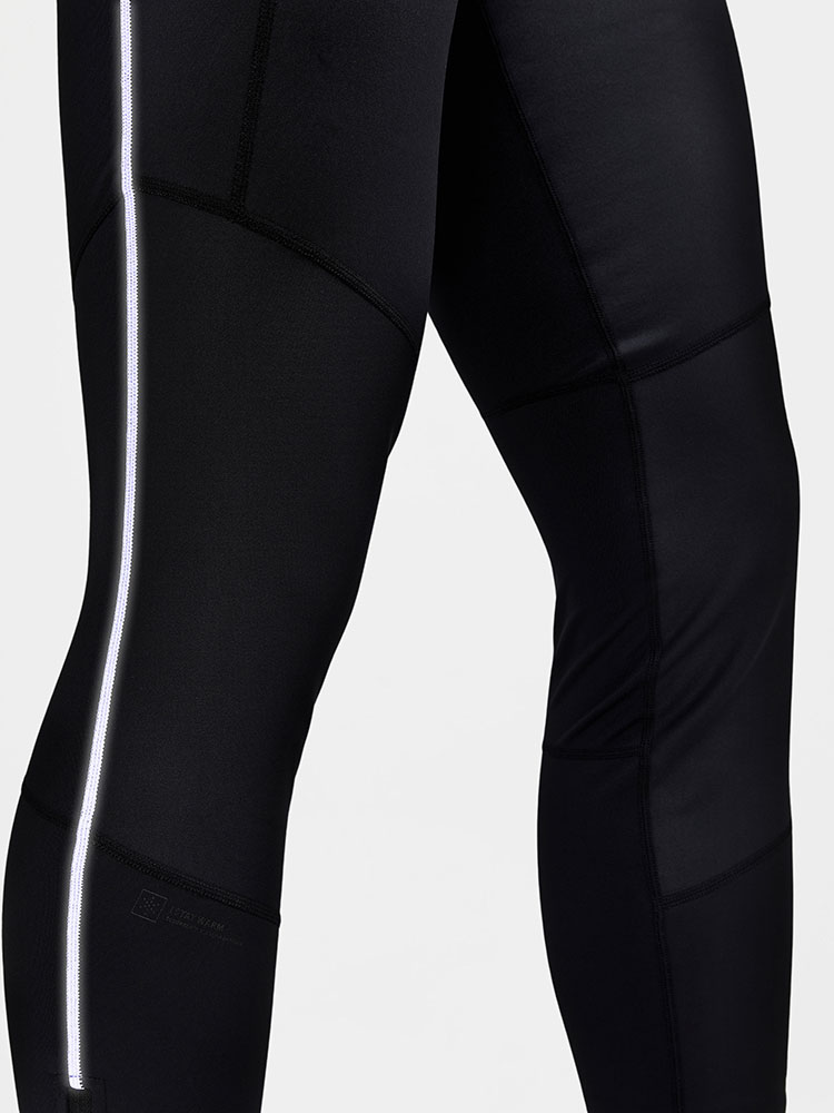Core Bike Subz Wind - Cycling Tights with Pad Black