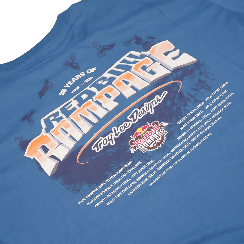 Red Bull Rampage Canyon Gap - MTB T-Shirt Blue Smoke
