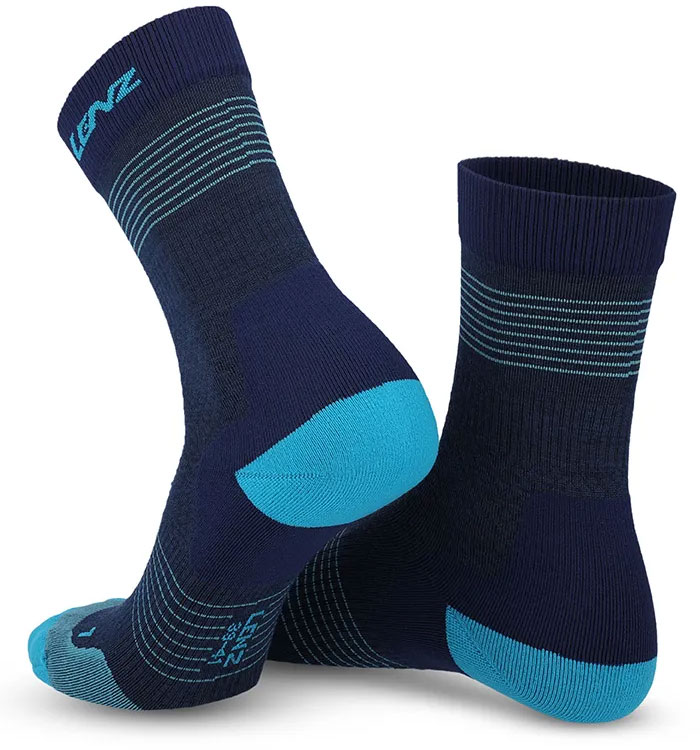 Think About Merino Outdoor 1 - Chaussettes de randonnée bleu marine