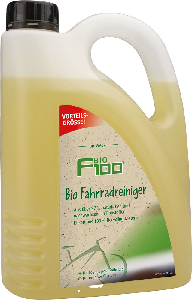 F100 ORGANIC Bicycle Cleaner 2-litre refill canister