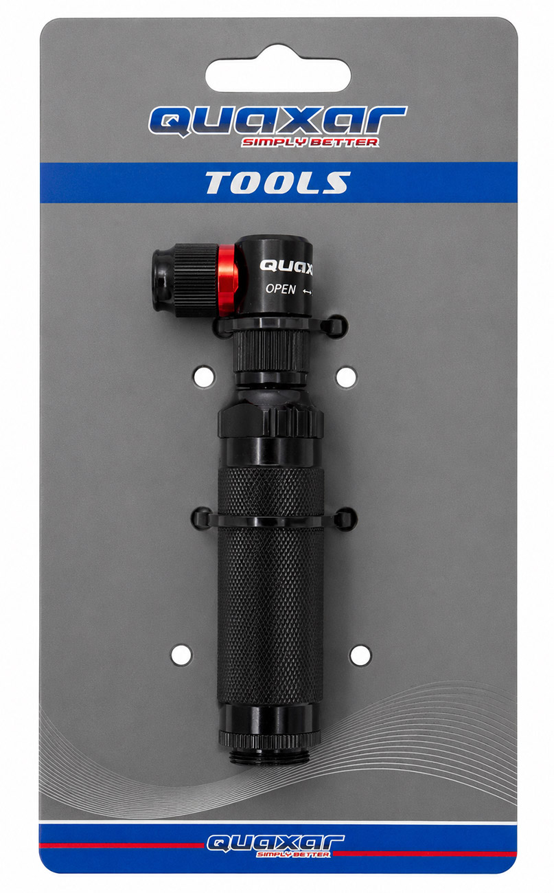 Kit de réparation de pneus tubeless 2 en 1 + pompe à CO₂