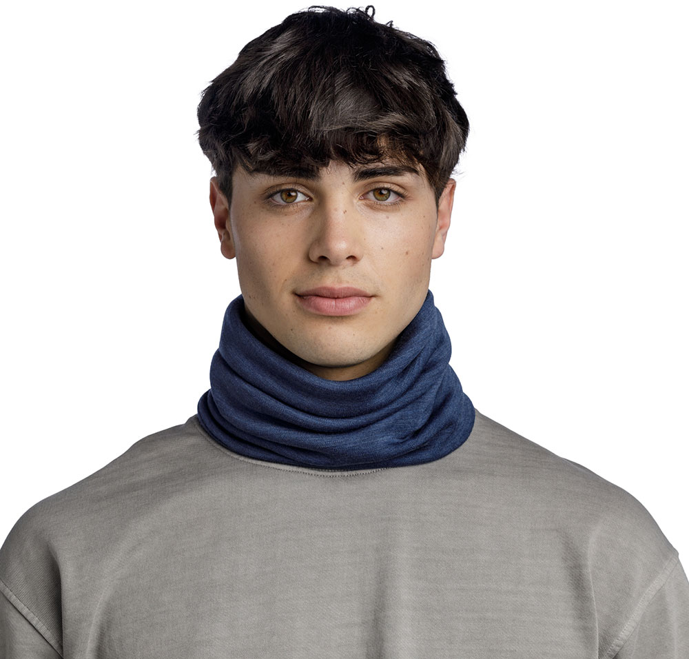 Merino Heavyweight - Wielofunkcyjny szalik niebieski