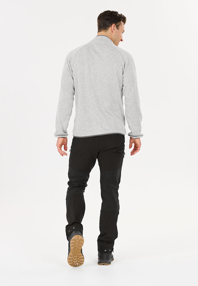 Wolven - Giacca in pile grigio chiaro melange