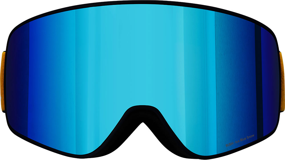 RUSH-14BL3 Smoke with Blue Mirror - Gafas de esquí
