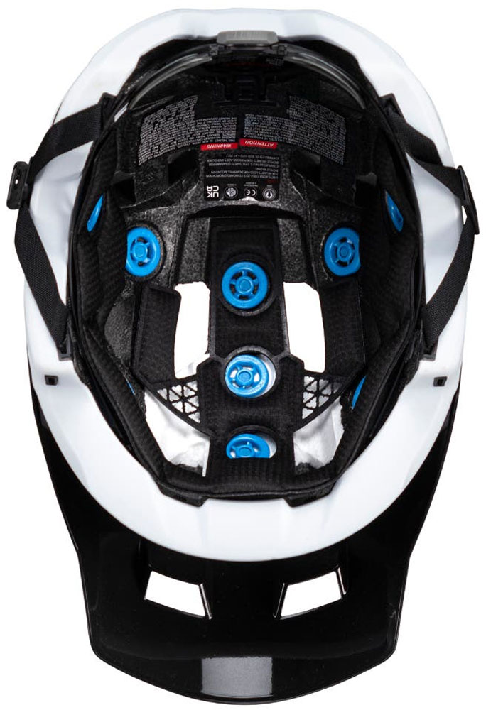 Casque avec Mentonnière Amovible Leatt MTB Enduro 4.0 Blanc 2023