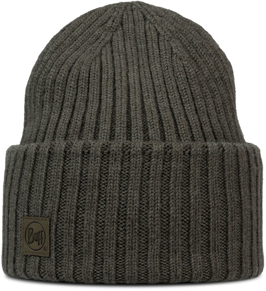 Knitted Beanie ERVINY - jasnobrązowa