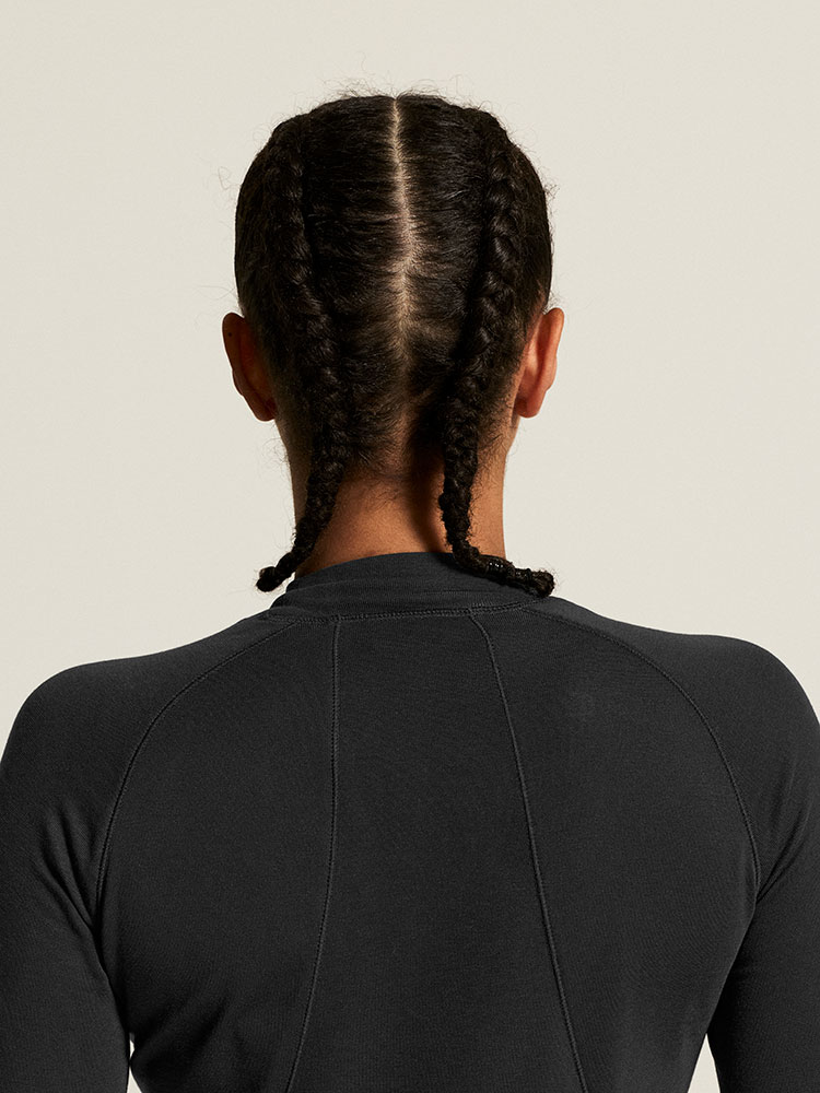 Thermal Base Layer – Women’s Long-Sleeved Functional Base Layer, Black