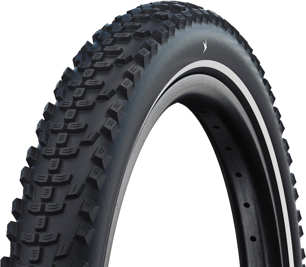 Pneu Continental Ride City 26x1.75 Noir Rigide Avec Réflecteur - Neuf
