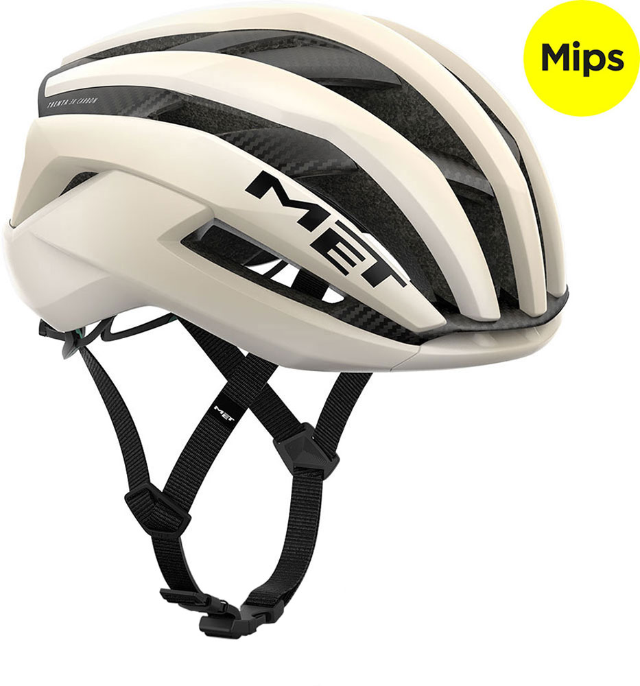 Trenta 3K Carbon MIPS Cloud/Matte - Casque de vélo de course