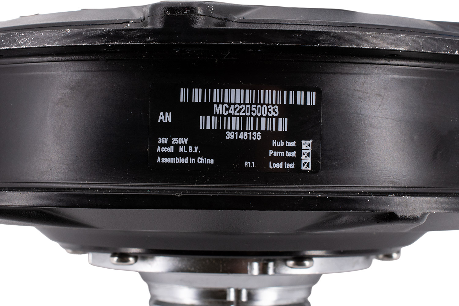 Motor buje rueda trasera 250 W 36V 9x135mm 36 agujeros negro TOP-DEAL