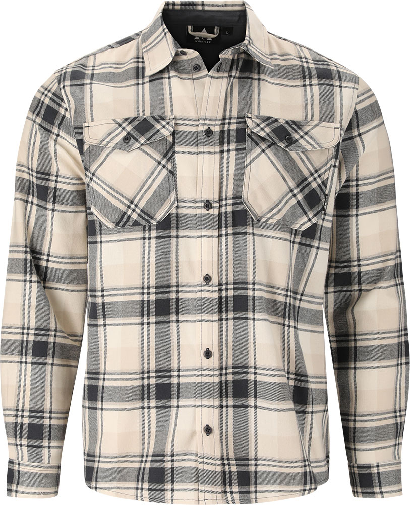 Bargo Checked – koszula flanelowa Ombre Blue