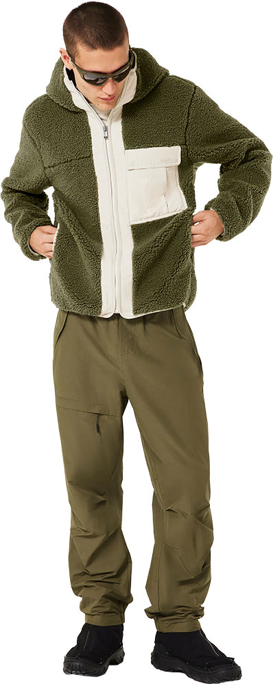 Snowdrift Full Zip Sherpa - Fleecejacke Army Green