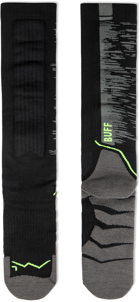 Mérino Heavyweight Over the Calf - Chaussettes de ski Black