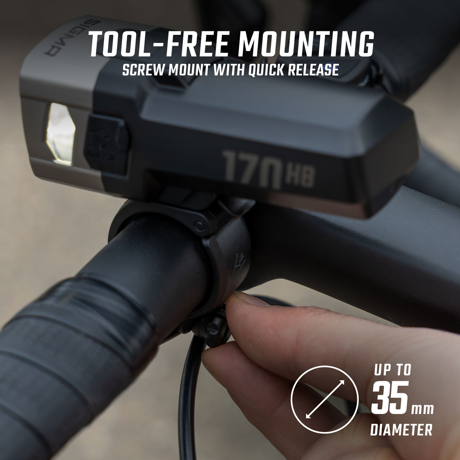 AURA 170 HB LINK Front Light