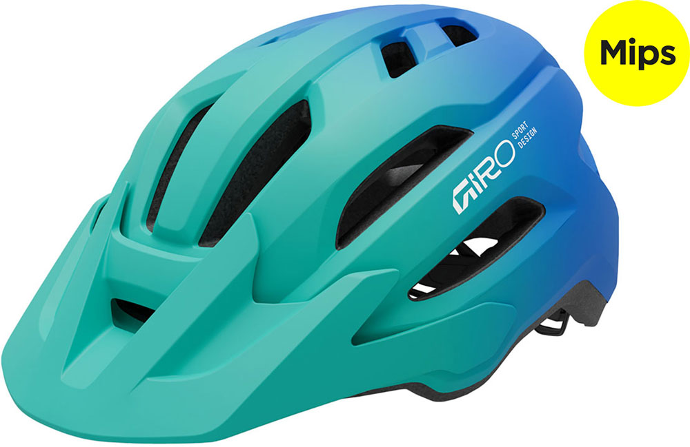 Fixture Mips II matte green/blue (50-57 cm) - Youth MTB helmet